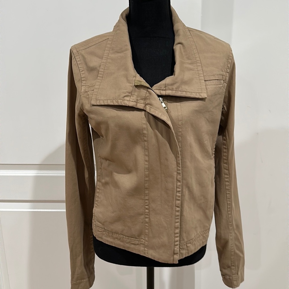 James Perse Tan Cotton Jacket size 3